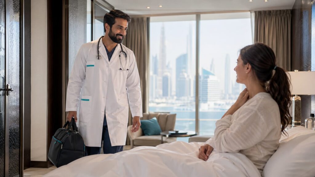 doctor at hotel Dubai