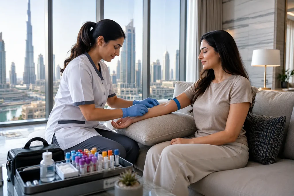 Blood Test at Home in Dubai