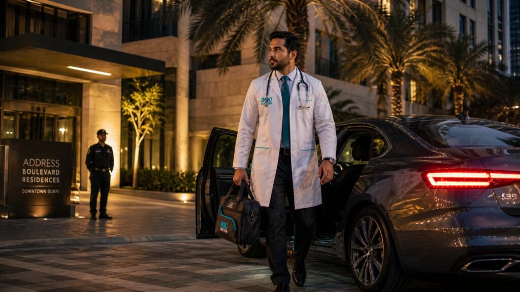 Doctor Home Visit in Dubai Marina, Palm Jumeirah & Downtown Dubai: Your Area Guide 1 home visit doctor Downtown Dubai